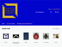 Tablet Screenshot of masonsquaremarket.com